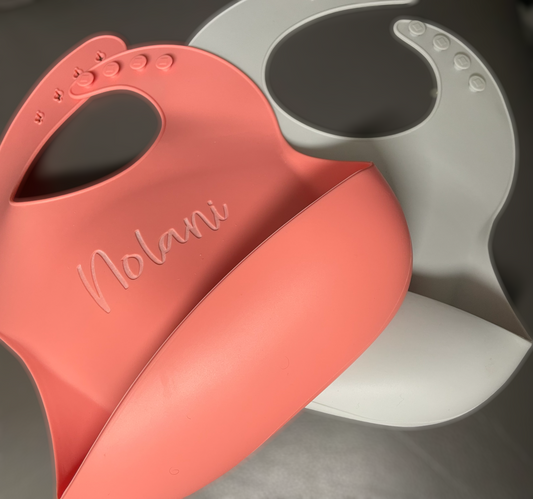 Silicone Bibs - Personalized